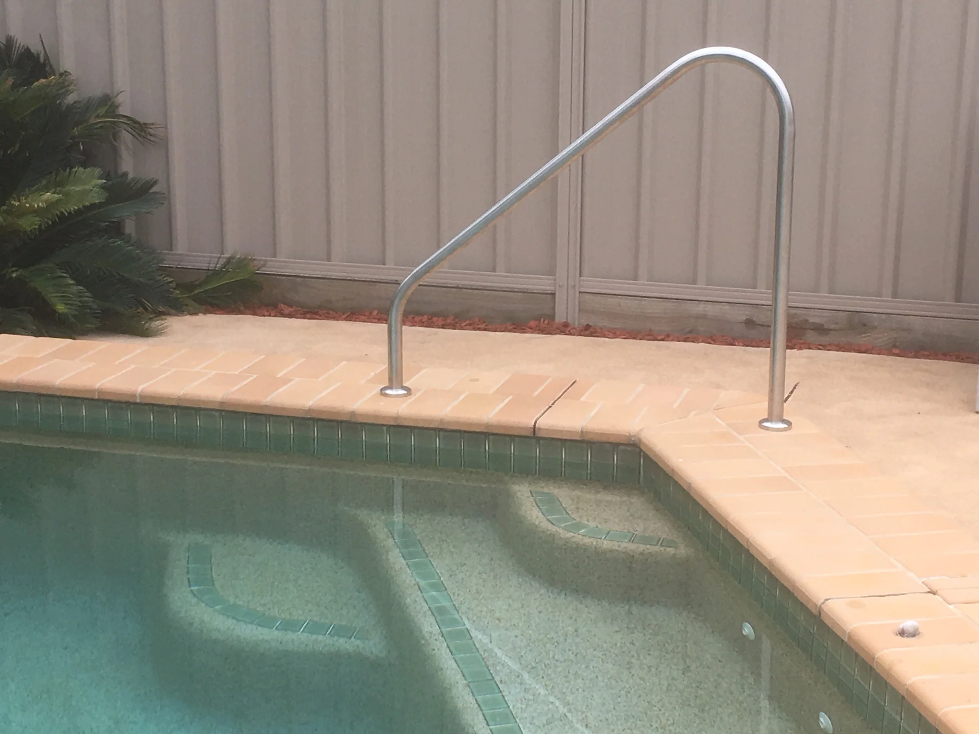 HRA10B Stainless Steel 1m Side Rail Bolt Down Hand Rail - Image 5